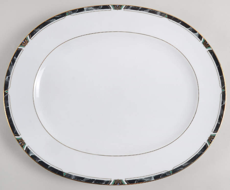 Kipling 15" Oval Serving Platter by Noritake-1