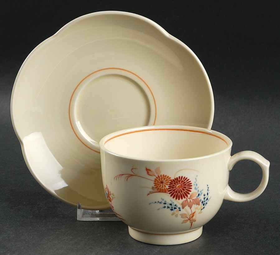 Kiseto Flat Cup & Saucer Set by Noritake-1