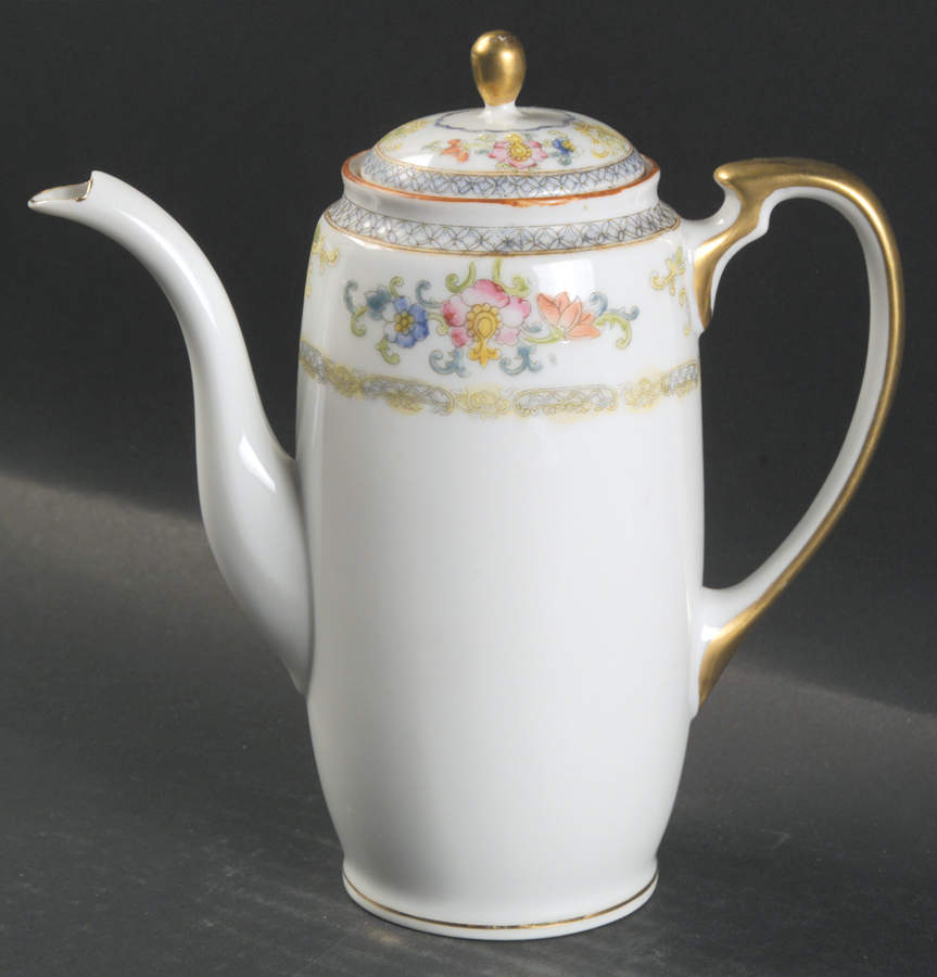The Kiva (Pale Blue) Mini Coffee Pot & Lid by Noritake-1
