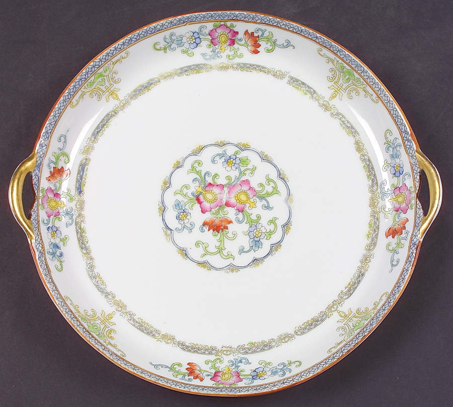 The Kiva (Pale Blue) Handled Cake Plate by Noritake-1