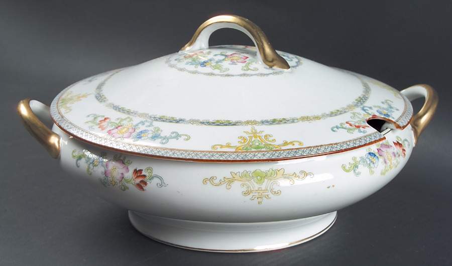The Kiva (Pale Blue) Tureen &  Lid by Noritake-1