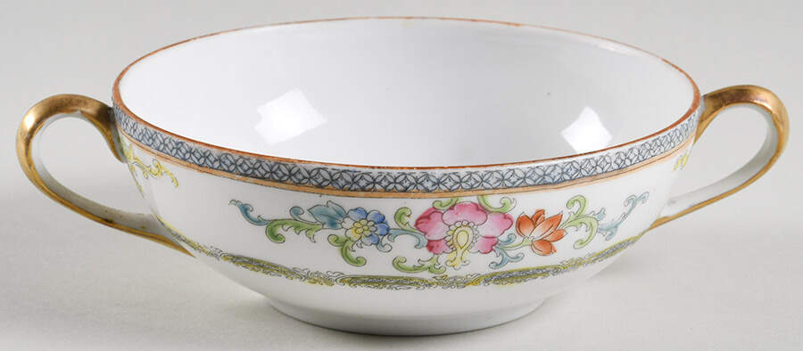 The Kiva (Pale Blue) Flat Cream Soup Bowl by Noritake-1
