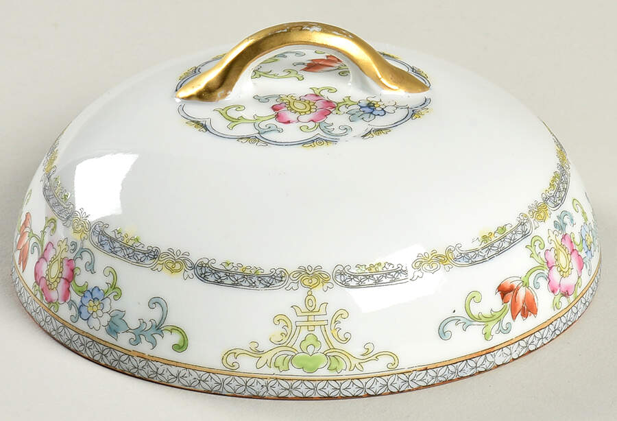The Kiva (Pale Blue) Lid for Round Butter by Noritake-1