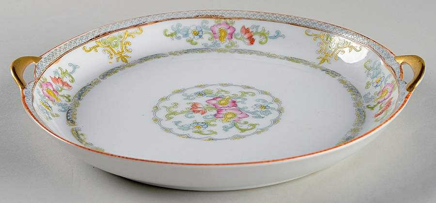 The Kiva (Pale Green) 2 Handle Bon Bon by Noritake-1