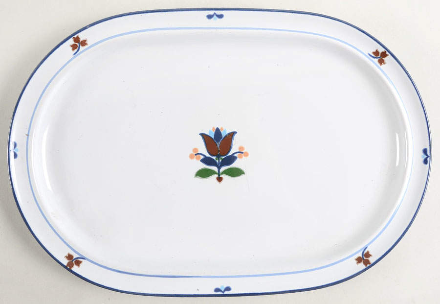 Knickerbocker 14" Oval Serving Platter by Noritake-1