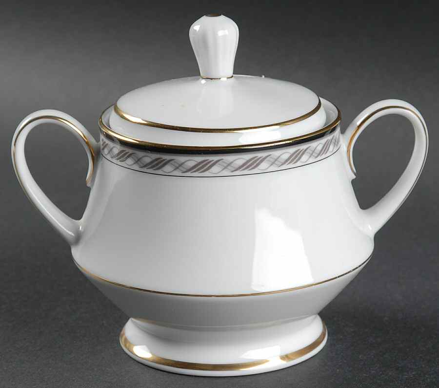 Knightsbridge Sugar Bowl & Lid by Noritake-1