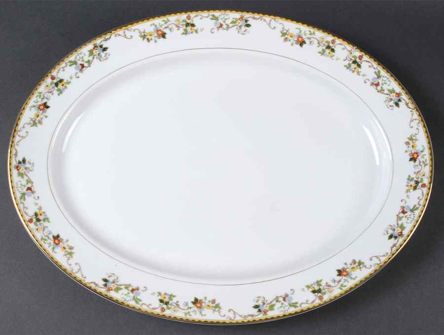Knollwood 16" Oval Serving Platter by Noritake-1