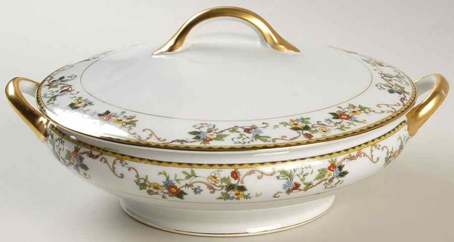 Knollwood Round Covered Vegetable by Noritake-1