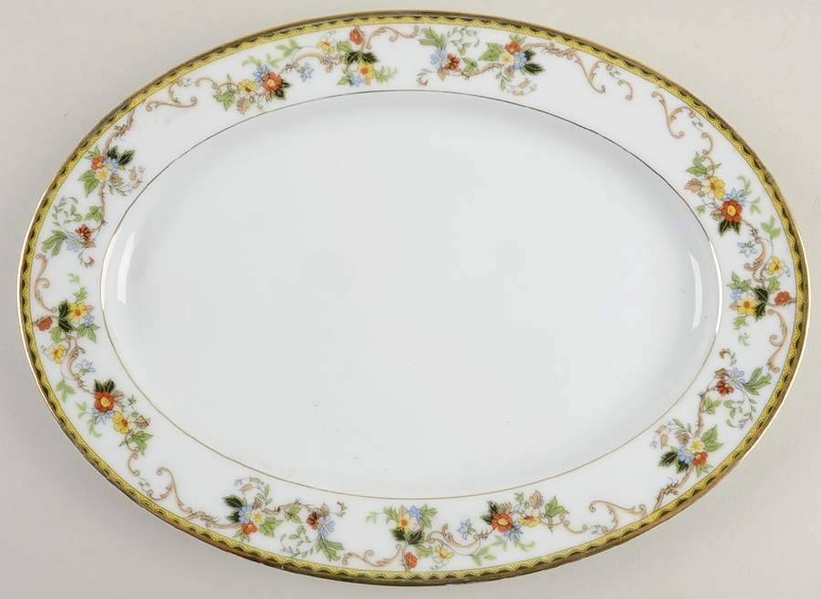 Knollwood 10" Oval Serving Platter by Noritake-1