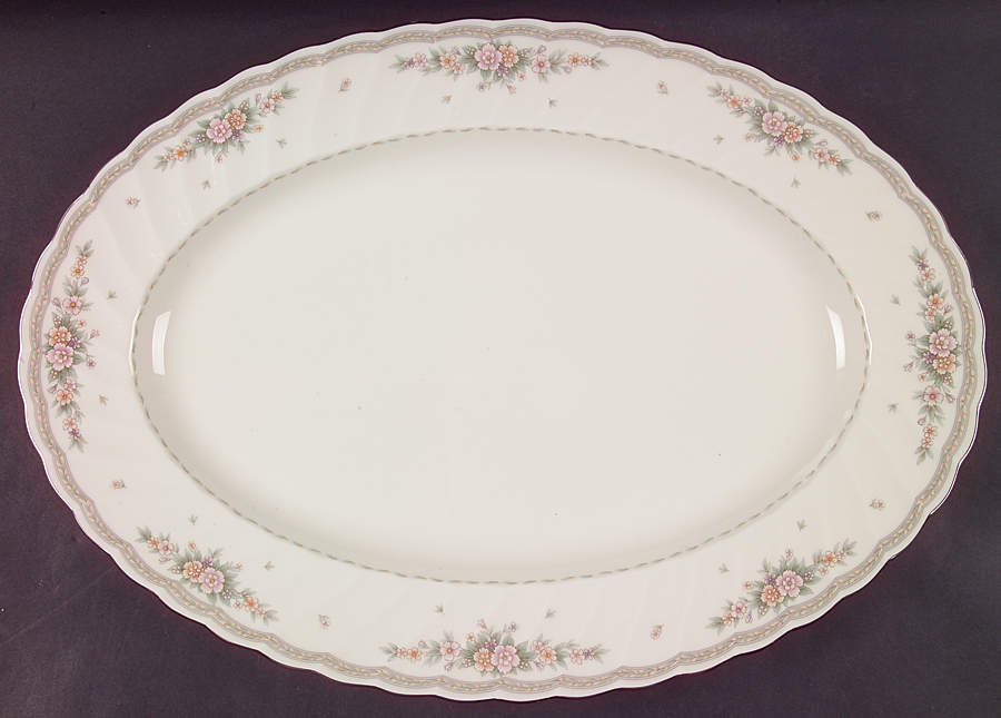 Knottinghill 16" Oval Serving Platter by Noritake-1