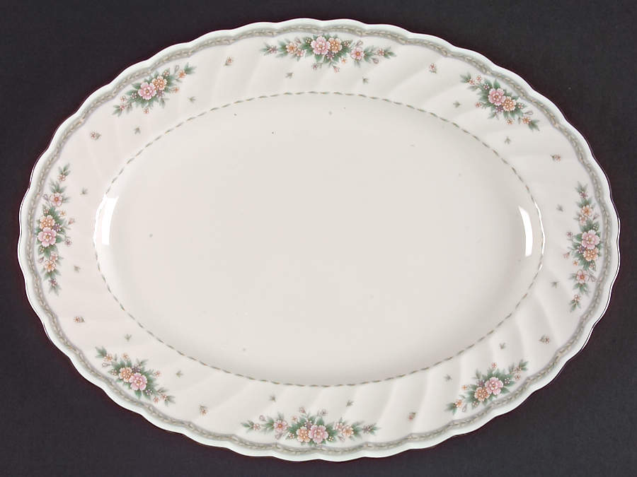 Knottinghill 12" Oval Serving Platter by Noritake-1