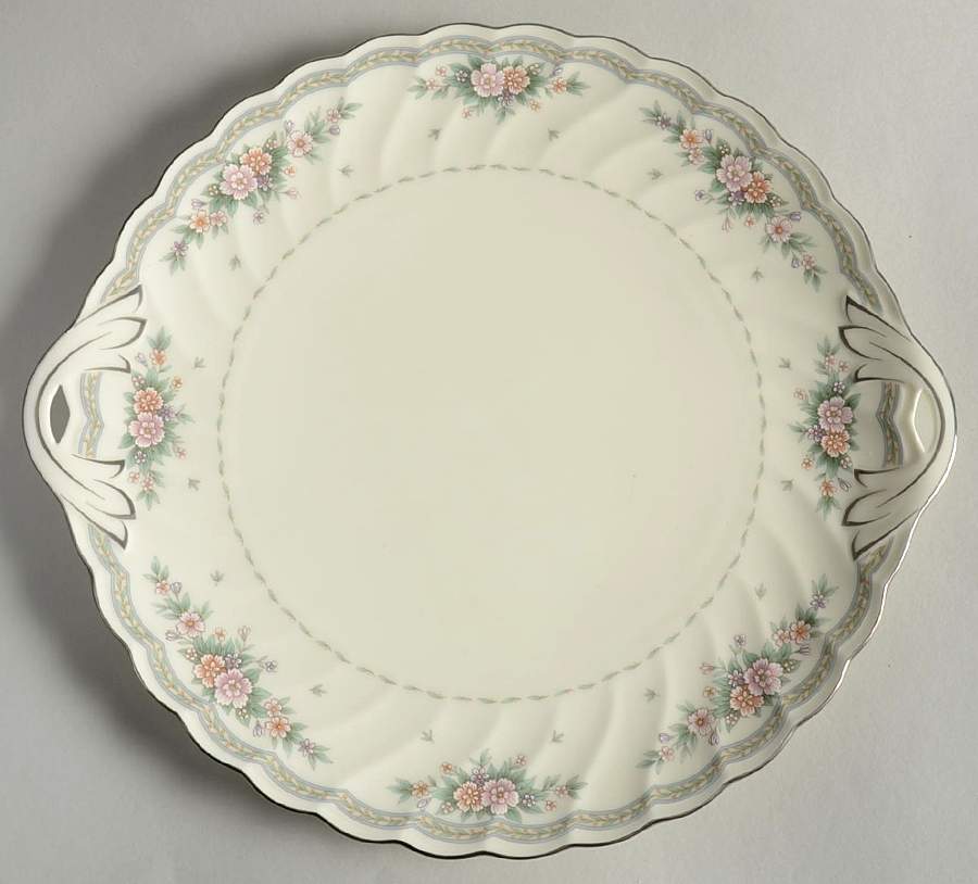 Knottinghill Handled Cake Plate by Noritake-1