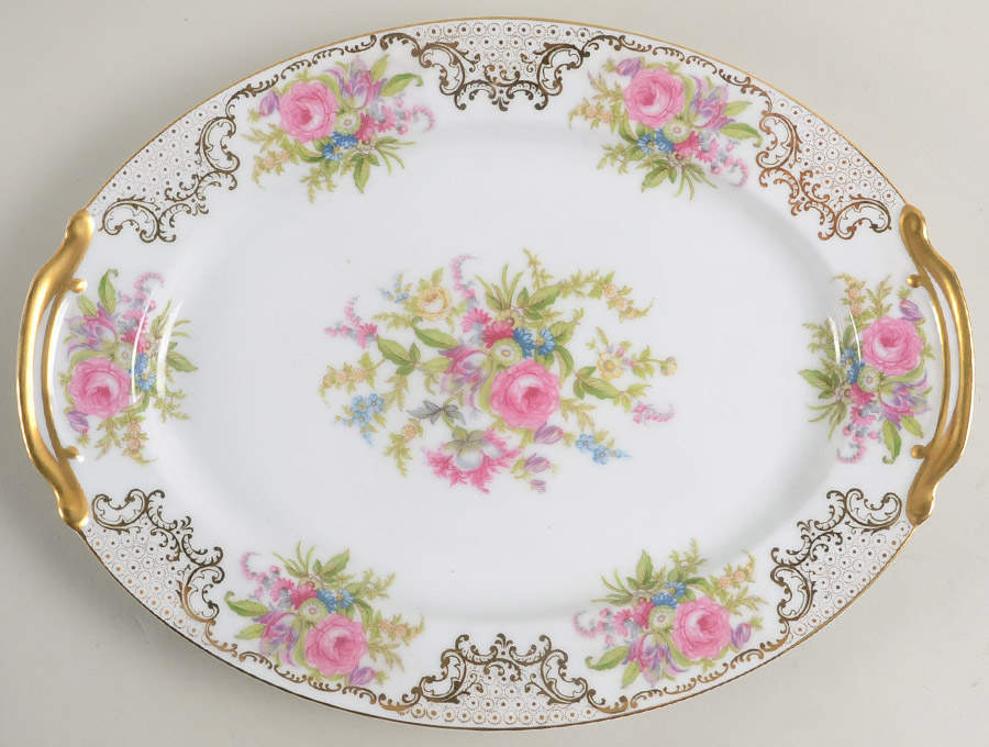 Kyngold 13" Oval Serving Platter by Noritake-1