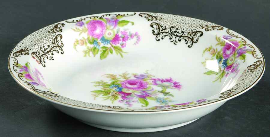 Kyngold Rim Soup Bowl by Noritake-1