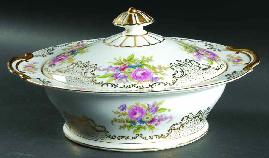 Kyngold Round Covered Vegetable by Noritake-1