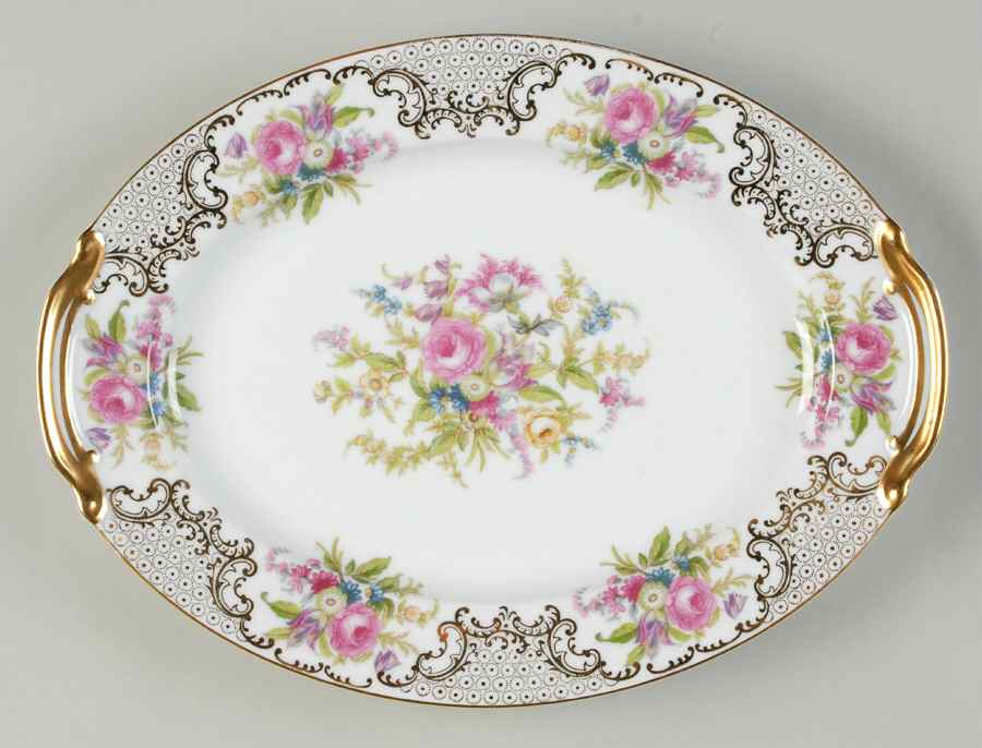 Kyngold 11" Oval Serving Platter by Noritake-1
