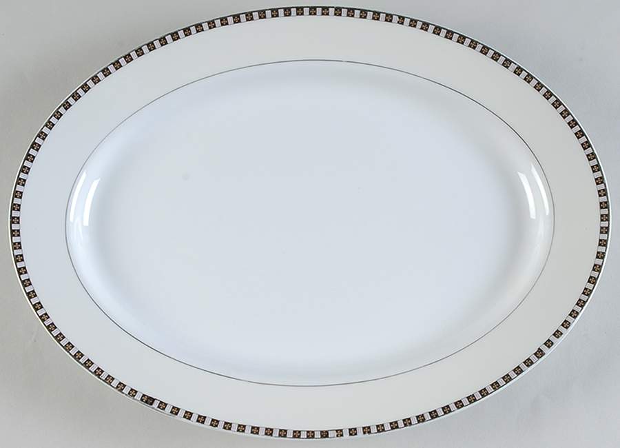 Lafayette 13" Oval Serving Platter by Noritake-1