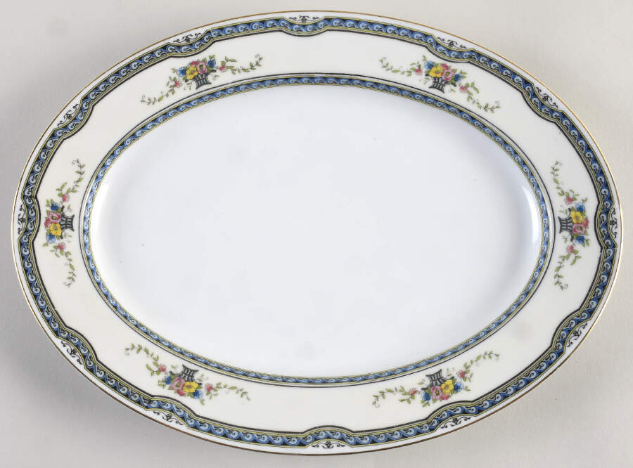 Lafleur 11" Oval Serving Platter by Noritake-1