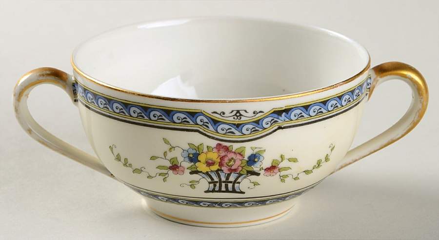 Lafleur Flat Bouillon Cup by Noritake-1