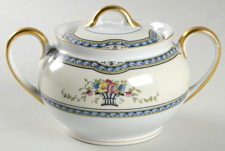 Lafleur Sugar Bowl & Lid by Noritake-1