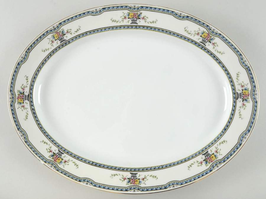 Lafleur 16" Oval Serving Platter by Noritake-1
