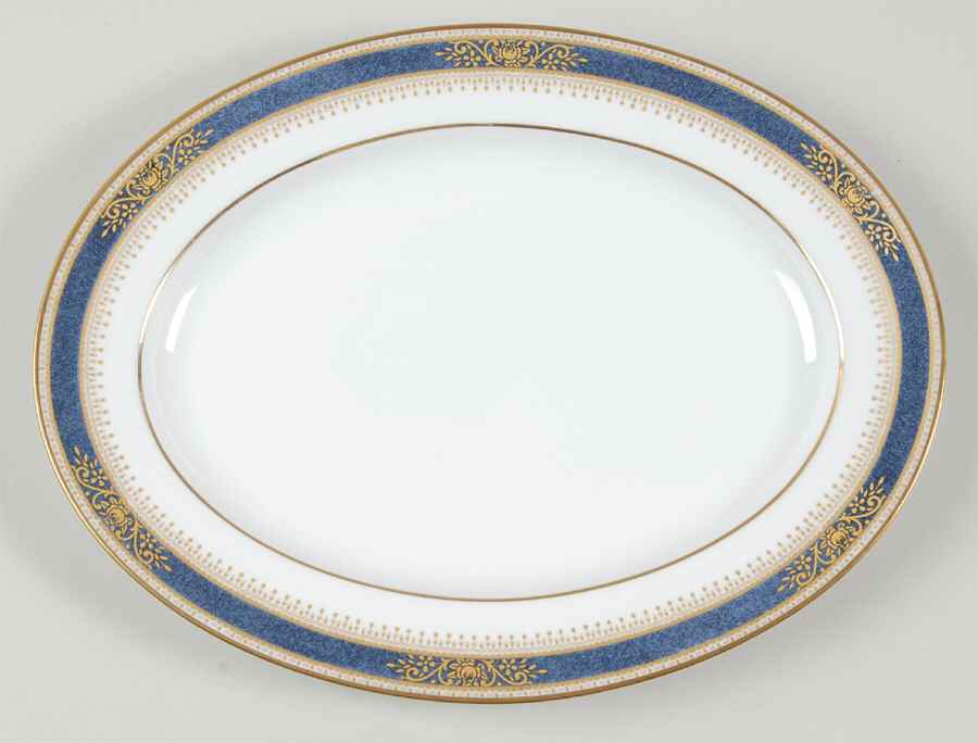 Lamarre 11" Oval Serving Platter by Noritake-1