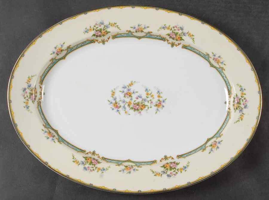 Lamara 16" Oval Serving Platter by Noritake-1