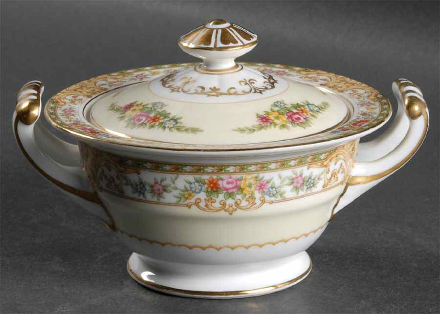 Lambeth Sugar Bowl & Lid by Noritake-1
