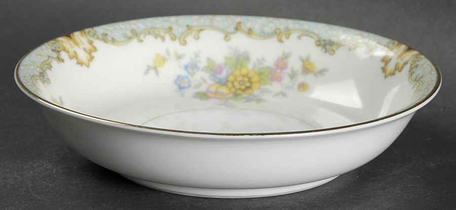 Lanare (Green Inner Ring) Fruit/Dessert (Sauce) Bowl by Noritake-1