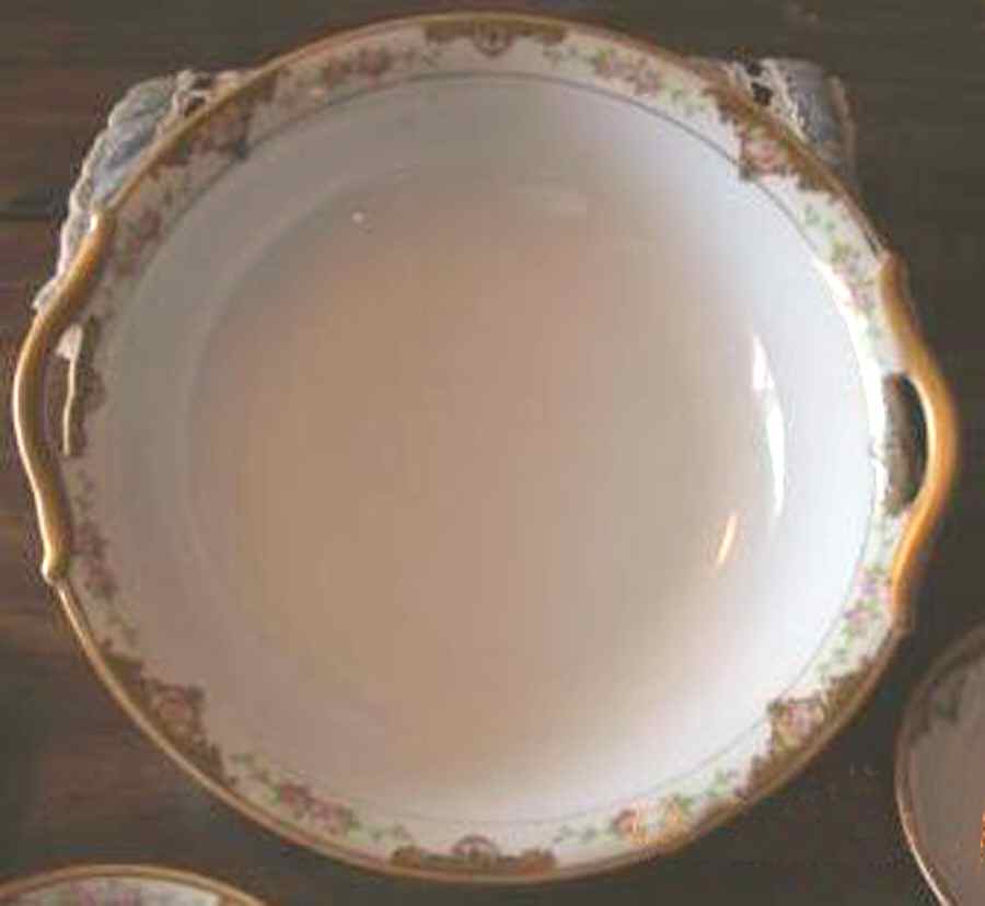 Lancashire (Gold, 1920's) Handled Cake Plate by Noritake-1