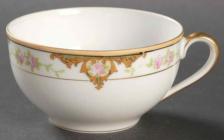 Lancashire (Gold, 1920's) Flat Cup by Noritake-1