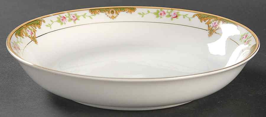 Lancashire (Gold, 1920's) Coupe Soup Bowl by Noritake-1