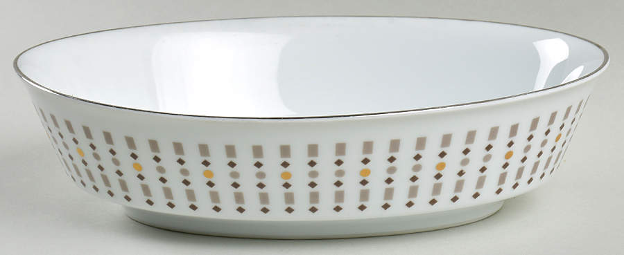 Lancelot 9" Oval Vegetable Bowl by Noritake-1