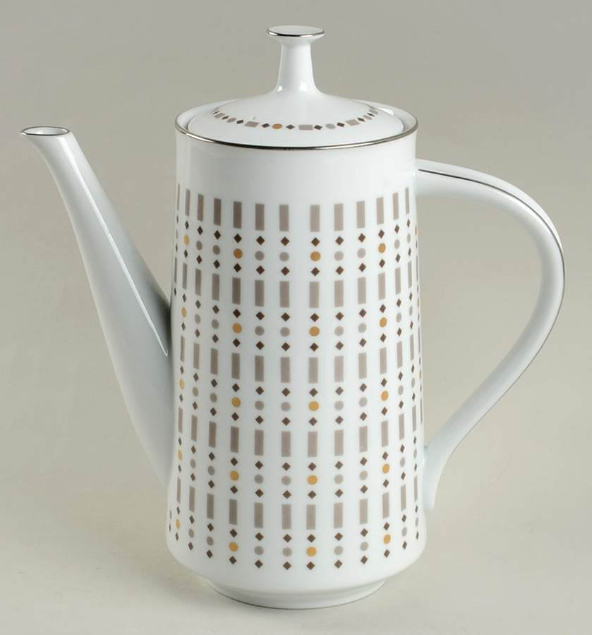 Lancelot Coffee Pot & Lid by Noritake-1