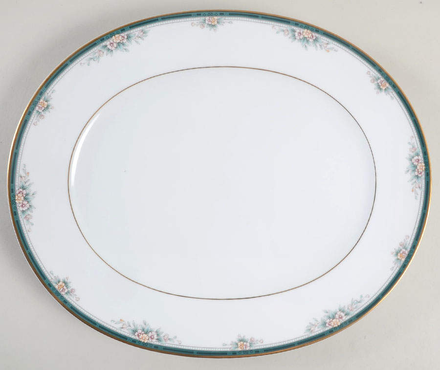 Landon 13" Oval Serving Platter by Noritake-1