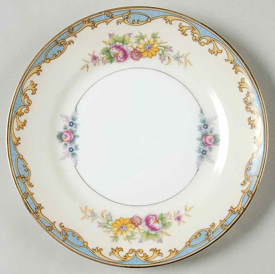 Lanare (Black Verge) Bread & Butter Plate by Noritake-1