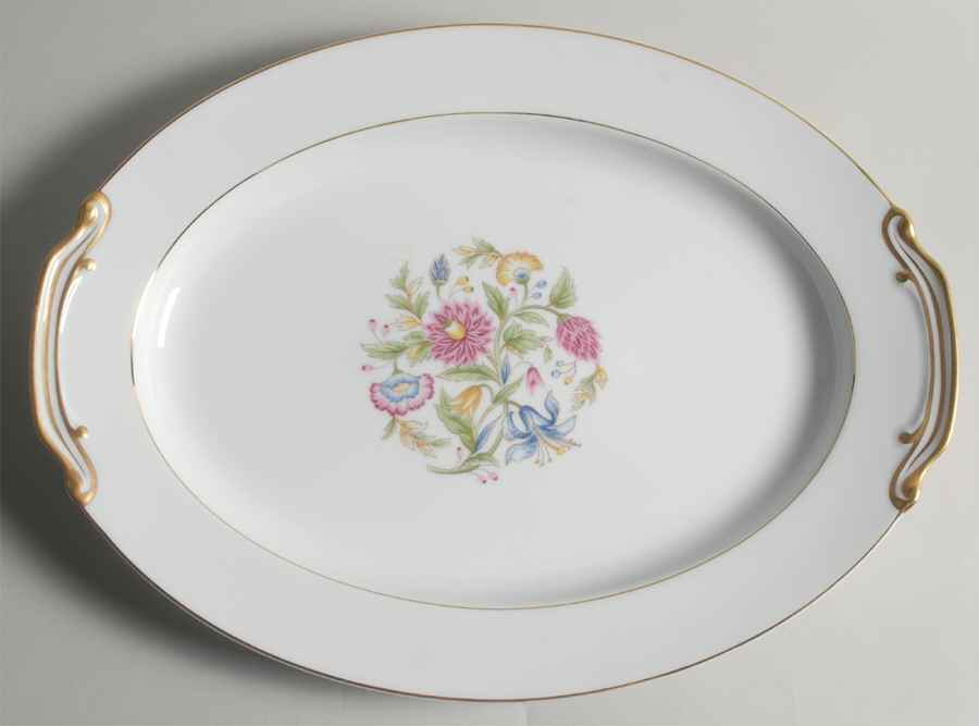 Langdon 16" Oval Serving Platter by Noritake-1