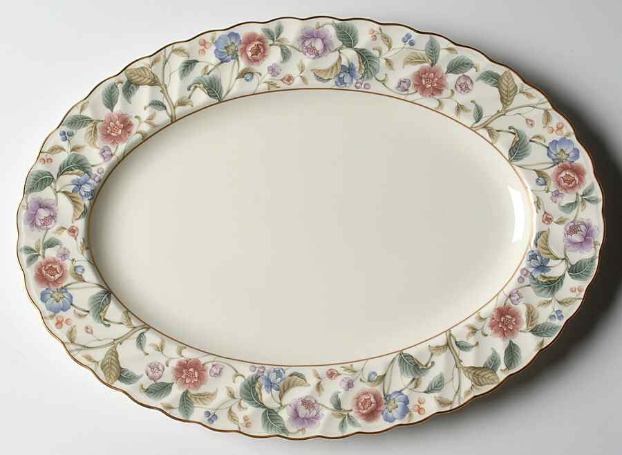 La Prada 14" Oval Serving Platter by Noritake-1