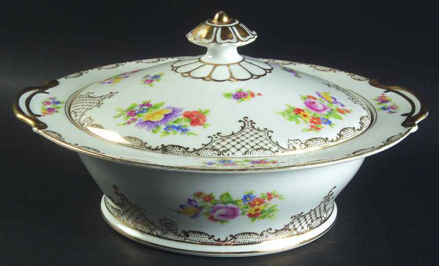 Larosa Round Covered Vegetable by Noritake-1