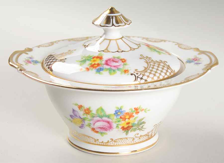 Larosa Sugar Bowl & Lid by Noritake-1