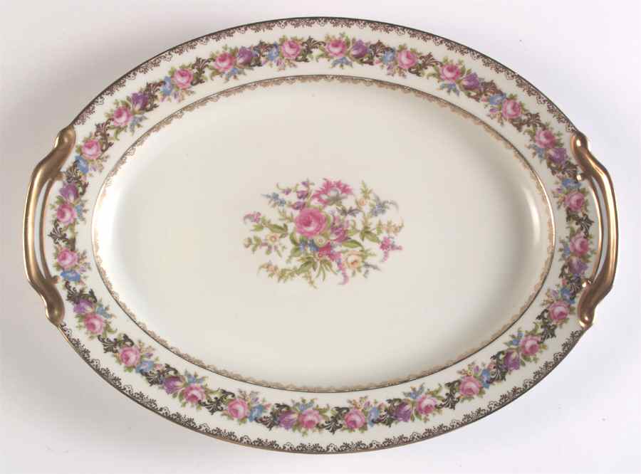 Lady Rose 16" Oval Serving Platter by Noritake-1