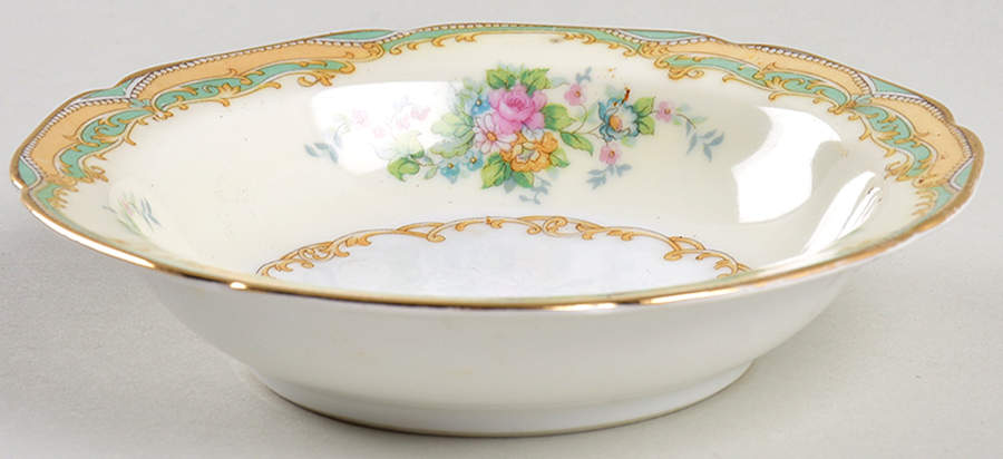 Larue (Gold Trim) Rim Fruit/Dessert (Sauce) Bowl by Noritake-1
