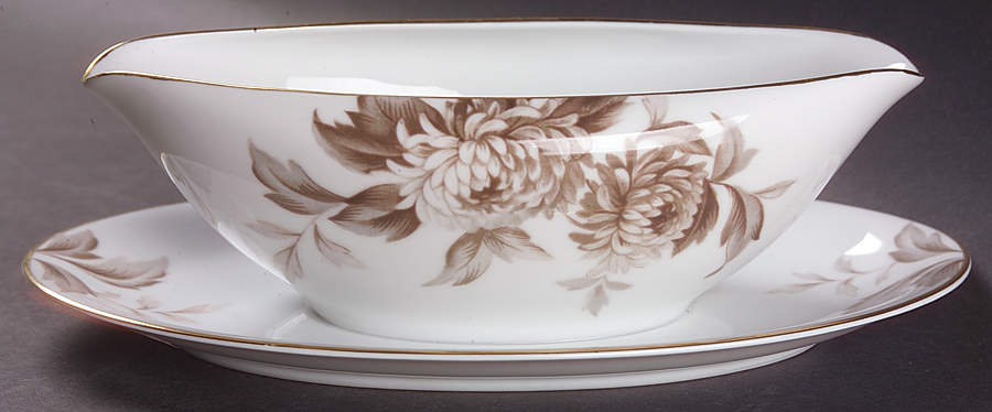 Lasalle Gravy Boat with Attached Underplate by Noritake-1
