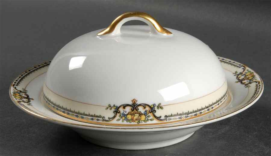 Lasalle Round Covered Butter by Noritake-1