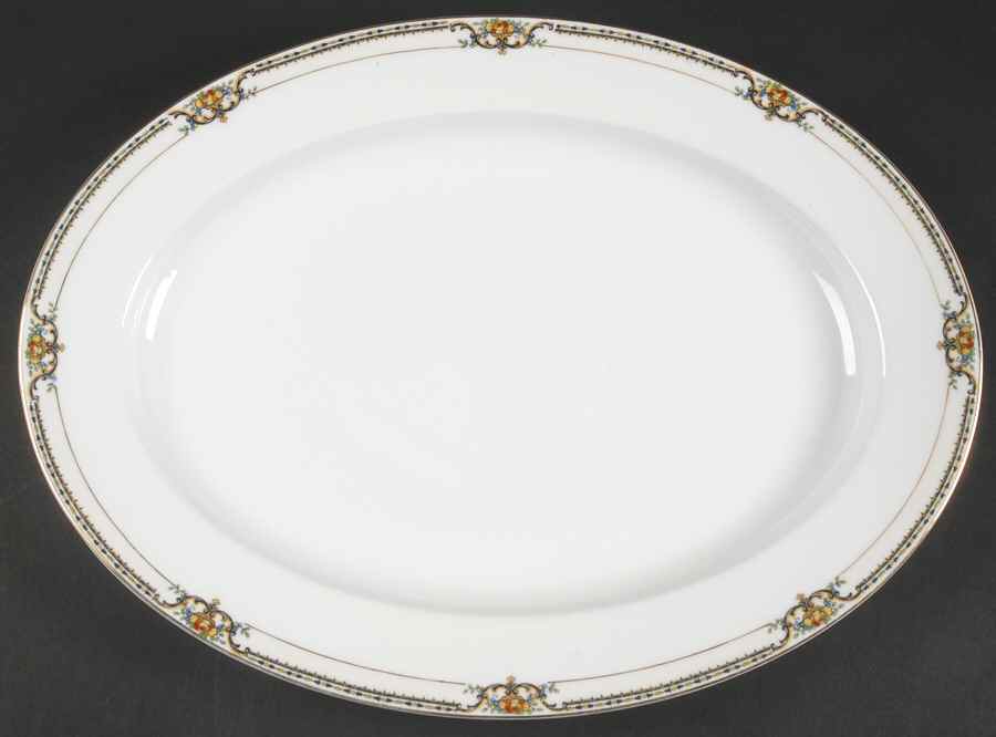 Lasalle 16" Oval Serving Platter by Noritake-1