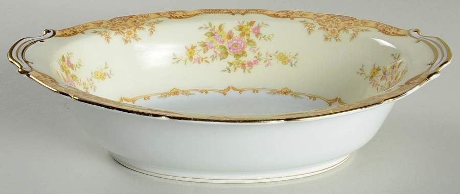 Latona 10" Oval Vegetable Bowl by Noritake-1