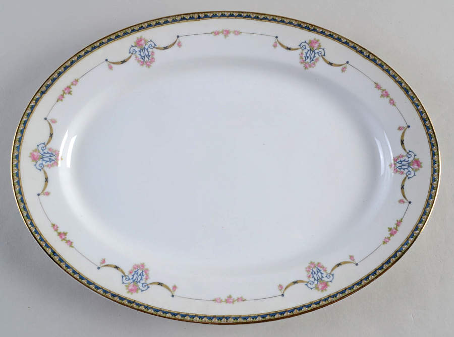 Laureate 11" Oval Serving Platter by Noritake-1