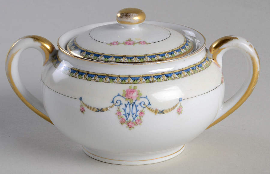 Laureate Sugar Bowl & Lid by Noritake-1