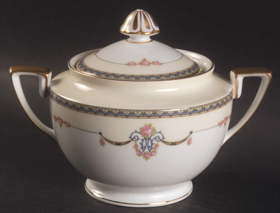 Laureate Sugar Bowl & Lid by Noritake-1