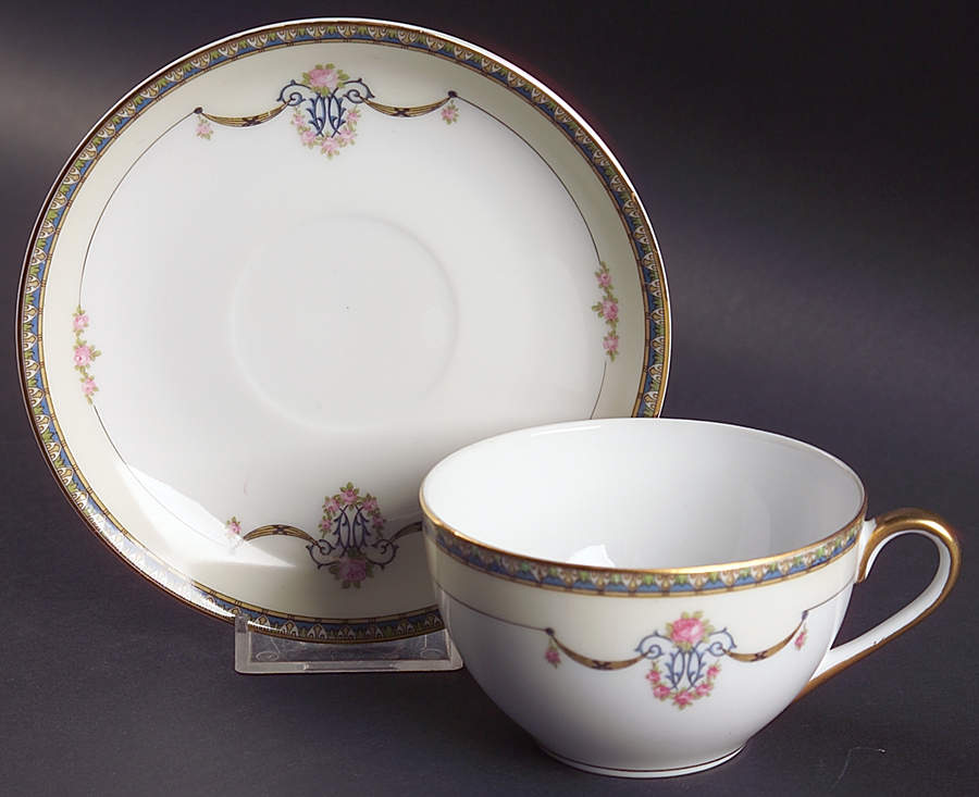 Laureate Flat Cup & Saucer Set by Noritake-1